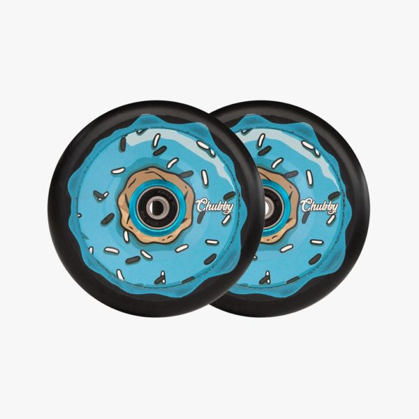 Chubby Donut Oreo Stunt Scooter Roues 110 mm Bleu paire