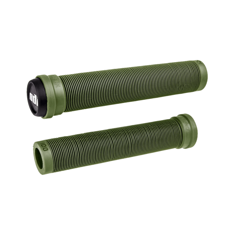 ODI Longneck SLX Flangeless Grips Army Green