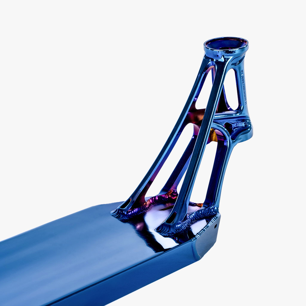 Deck Trottinette Freestyle Ethic Pandemonium V2 Raw 500 Chrome Blue