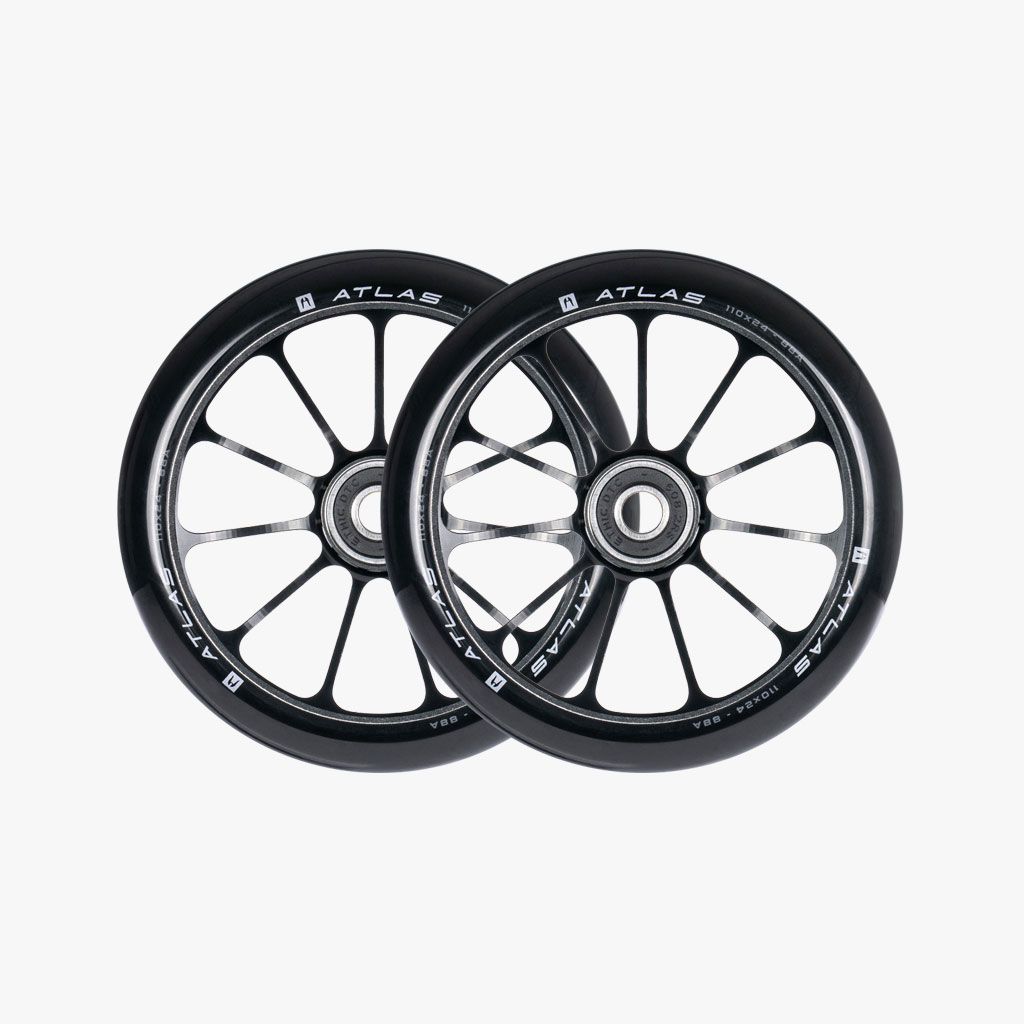 Roues Ethic DTC Atlas Pour Stunt-scooter – 110mm, Noir, 180gr – Neuves